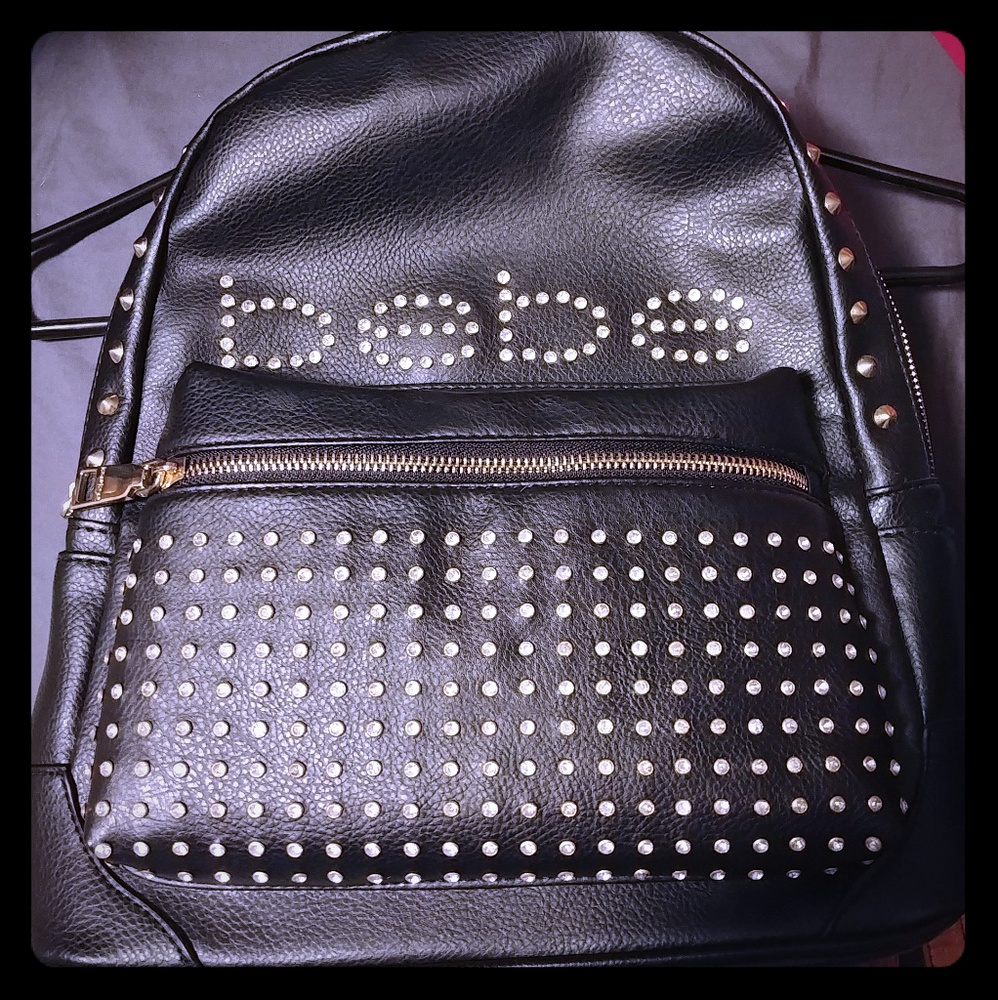 BeBe Black Mini Backpack